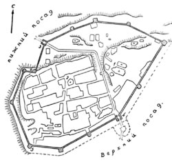 план крепости
