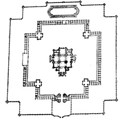 план монастыря